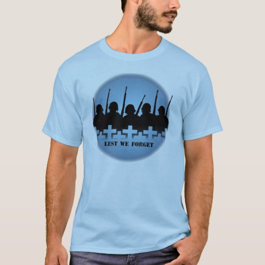 我々を除くTシャツ戦争の平和を捧げる兵士忘れ Tシャツ (正面)