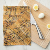 我々アメリカ合衆国憲法素朴木材 キッチンタオル (四つ折り)