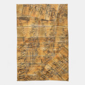 我々アメリカ合衆国憲法素朴木材 キッチンタオル (縦)