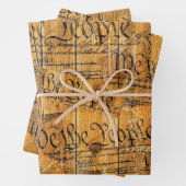 我々アメリカ合衆国憲法 ラッピングペーパーシート (インサイチュ)