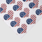 我々アメリカ国旗のハート 薄葉紙 (詳細)