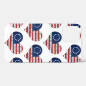 我々アメリカ国旗のハート Case-Mate iPhoneケース (裏面 (横))