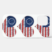 我々アメリカ国旗のハート Case-Mate iPhoneケース (裏面 (横))