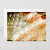 我々アメリカ国旗を持つ人々 ポストカード (正面/裏面)