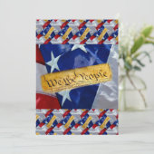 我々アメリカ国旗 サンキューカード (スタンド正面)