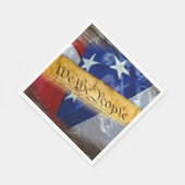 我々アメリカ国旗 スタンダードランチョンナプキン (角)