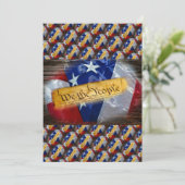 我々アメリカ国旗 招待状 (スタンド正面)