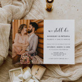 我々エレガントはまだ誓の更新写真を行う 招待状