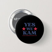 我々カム大統領Kamala Harris 47マダムプレジデント 缶バッジ (正面&裏面)