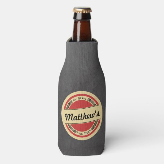我々サーブ素晴らしビールホームバー ボトルクーラー (ボトル正面)