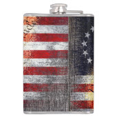 我々ザ・ピープルヴィンテージベッシーロス米州旗Fla フラスク (裏面)