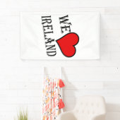 我々ハートアイルランドbk (v) bnrt 横断幕 (インサイチュ)