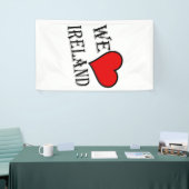 我々ハートアイルランドbk (v) bnrt 横断幕 (トレードショー)