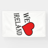 我々ハートアイルランドbk (v) bnrt 横断幕 (横)