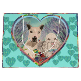 我々ハートピクニック ラージペーパーバッグ