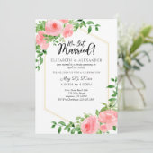 我々ピ得ンク結婚したフローラ結婚の駆け落ち 招待状 (スタンド正面)