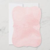 我々ピ得ンク結婚したフローラ結婚の駆け落ち 招待状 (裏面)