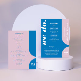 我々ブルーレトロスタイル結婚のサービスの順序を行う プログラム