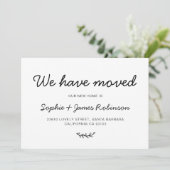 我々ミニマルは、新しい住宅引越し発表を引っ越した 招待状 (スタンド正面)