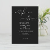 我々モダンが行う結婚緑 招待状 (スタンド正面)