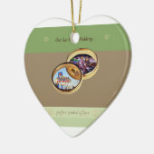 我々ラスベガス結婚オーナメント セラミックオーナメント (左)