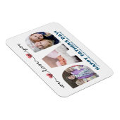 我々ラブユーパパ |父の日の写真 マグネット (右側)