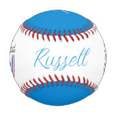 我々ラブユーパパ 野球ボール (裏面)