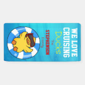 我々ラヴクルージングダックファミリークルーズドア 横断幕 (横)