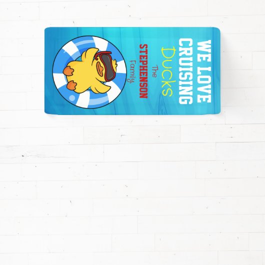 我々ラヴクルージングダックファミリークルーズドア 横断幕 (インサイチュ)