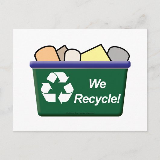 我々リサイクル! ポストカード (正面)