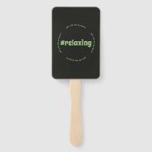 我々リラックスは ハンドファン (裏面)