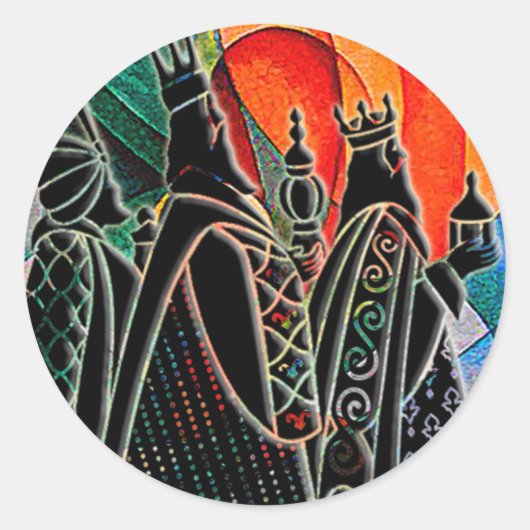 我々三人の王.jpg ラウンドシール (正面)