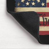 我々人民トランプ45 47動揺してヴィンテージ国旗 マウスパッド (コーナー)