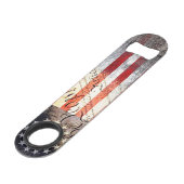 我々人民ヴィンテージベツィーロスアメリカ国旗 スピード栓抜き (正面アングル)