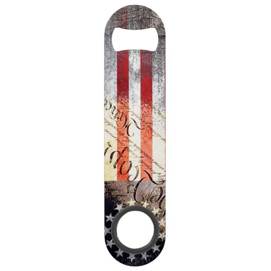 我々人民ヴィンテージベツィーロスアメリカ国旗 スピード栓抜き (正面)