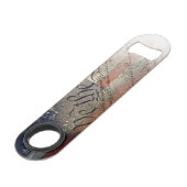 我々人民ヴィンテージ産業米国国旗 スピード栓抜き (正面アングル)