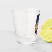 我々人民ヴィンテージ米国旗  ショットグラス (左)