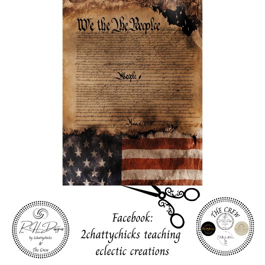 我々人民憲法フラグを分離 薄葉紙