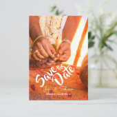 我々伝統的結婚の セーブザデート (スタンド正面)