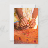 我々伝統的結婚の セーブザデート (裏面)