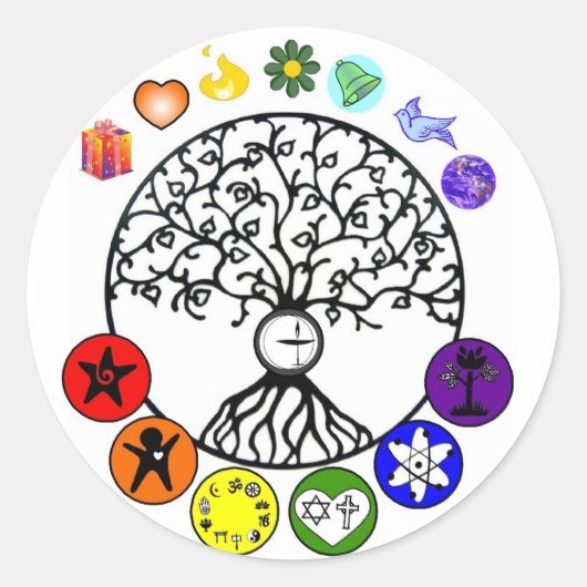 我々保は約束する ラウンドシール (正面)