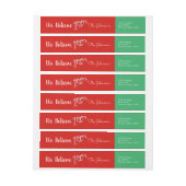 我々信じは100% ラップアラウンドラベル (シート)