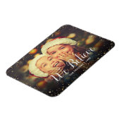 我々信じ |グリッツフェイクグリッターフォトオーバーレイ マグネット (左側)