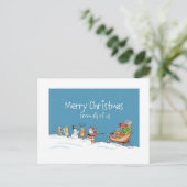 我々全員からのメリークリスマス シーズンポストカード (スタンド正面)