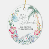 我々全員が予防接種を受けた年 | 2021年記念 セラミックオーナメント (左)