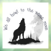 我々全員が同じ月の引用文に吠え感動的る ウィンドウサイン (シート3)