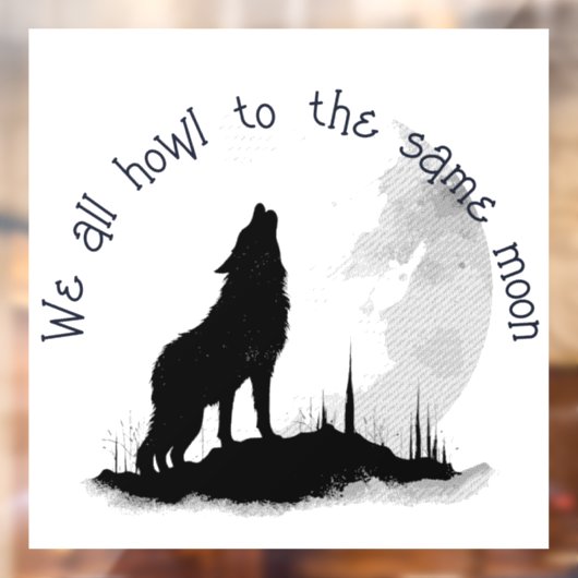 我々全員が同じ月の引用文に吠え感動的る ウィンドウサイン (シート2)