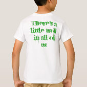 我々全員の中で少し歩く Tシャツ (裏面)