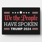 我々国民はトランプ2024話を持っている フォトプラーク (正面)