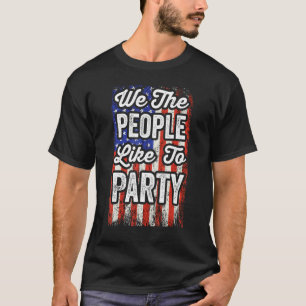 我々国民はパーティー好きだ Tシャツ